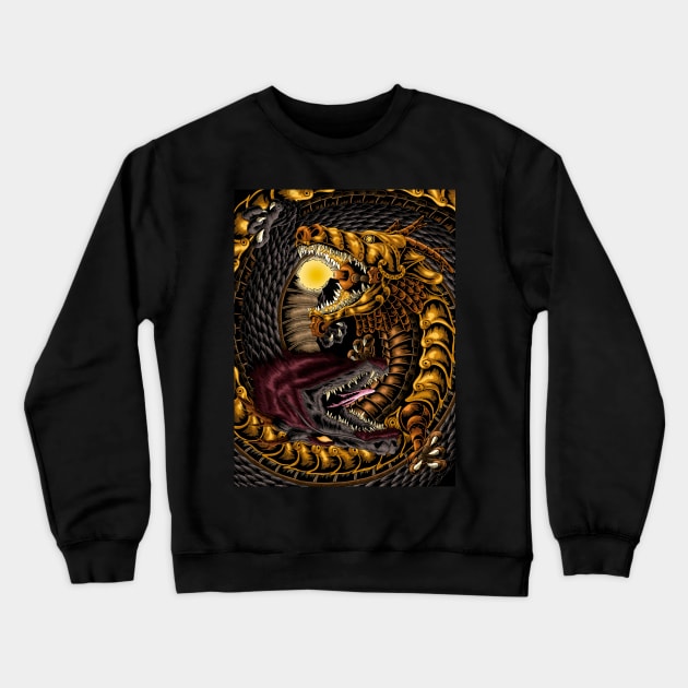 Double Dragon Crewneck Sweatshirt by BJManchester